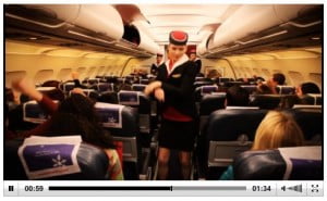 Gangnam Style dans un avion Air Malta