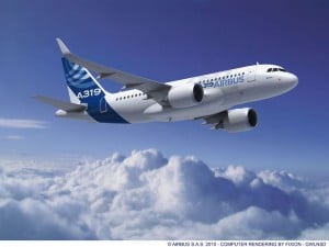 Airbus A319Neo en vol