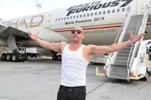 Vin Diesel et Etihad © DR