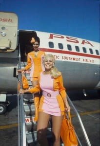 hotesse de l'air pacific southwest airlines 1970