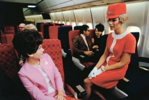 hotesse de l'air united airlines 1969