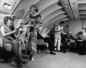 hotesse de l'air united airlines 1970