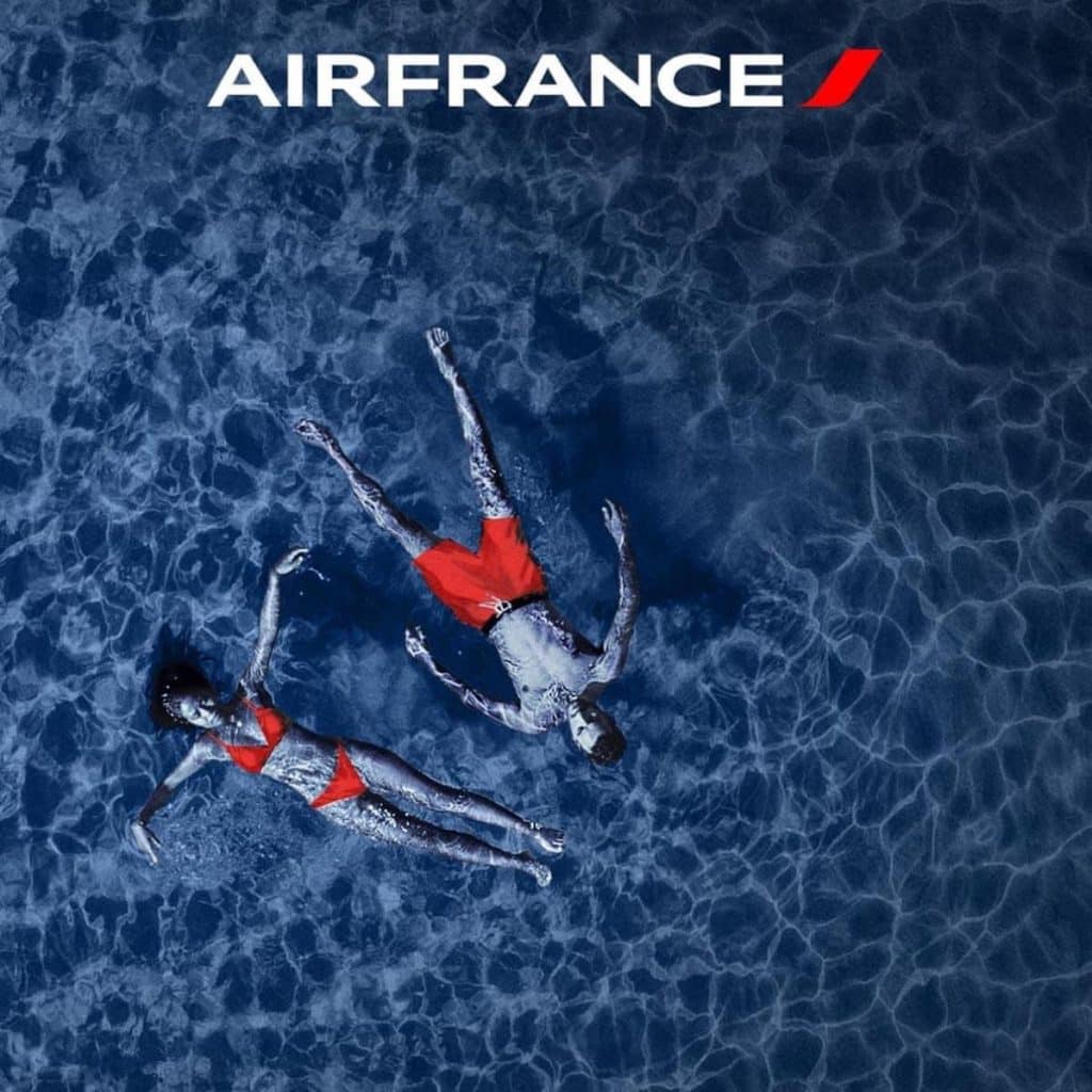 cadavres piscine Air France